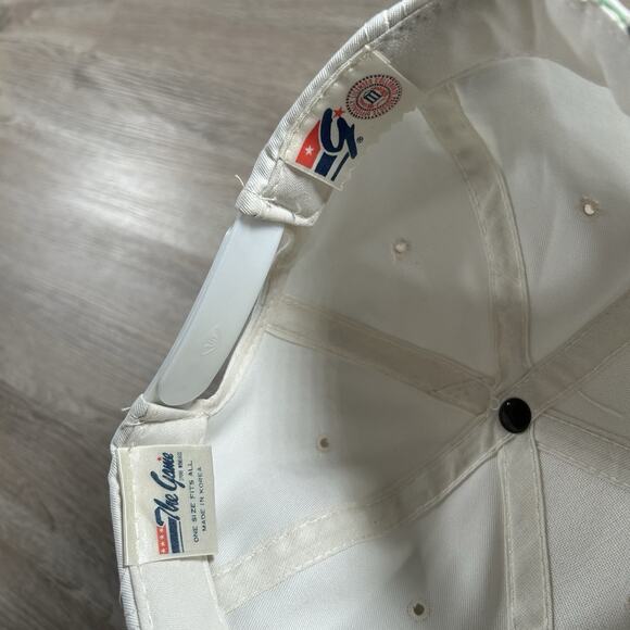 Vintage Yale University Bulldogs‎ Hat Snapback The Game White Split Bar Cap - Picture 4 of 8